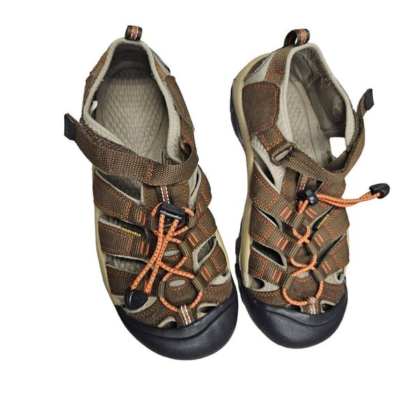 Keen Newport H2 Sandals Size 6 US Youth Waterproof Brown/Orange‎ - Picture 6 of 12